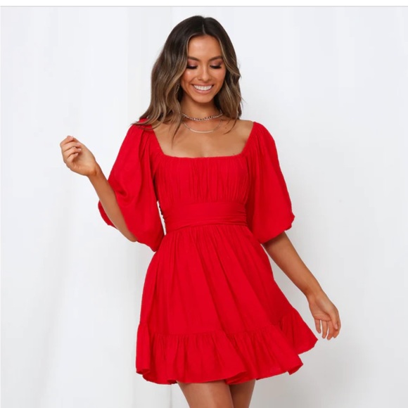Hello Molly Dresses Hello Molly Red Mini Dress Poshmark